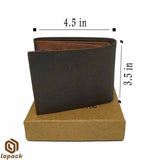 SMITH Leather Wallet Embossed with gift box
