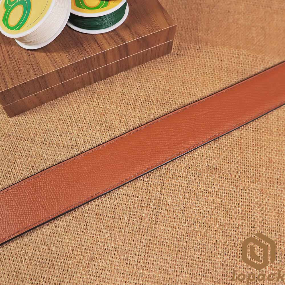 Dark Brown Matte Alligator Belt No Buckle