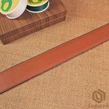 Dark Brown Matte Alligator Belt No Buckle