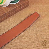 Dark Brown Matte Alligator Belt No Buckle