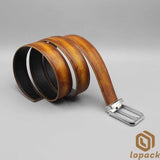 Handmade Leather Patina Belt
