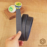 Navy Blue Matte Alligator Belt No Buckle