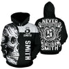 Smith Black And White 3D Hoodie