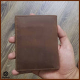 Christian Wallet Leather Wallet Embossed with gift box