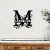 Martinez Family Monogram Metal Sign