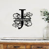 Johnson Family Monogram Metal Sign