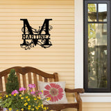 Martinez Family Monogram Metal Sign