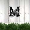 MOORE Family Monogram Metal Sign