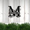 Martinez Family Monogram Metal Sign