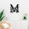 Martinez Family Monogram Metal Sign