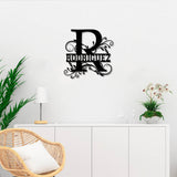 RODRIGUEZ Family Monogram Metal Sign