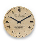 Smith Clock 11" Round Wall Clock