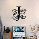 JONES Family Monogram Metal Sign