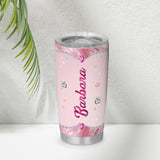 Custom Name Flamingo Tumbler