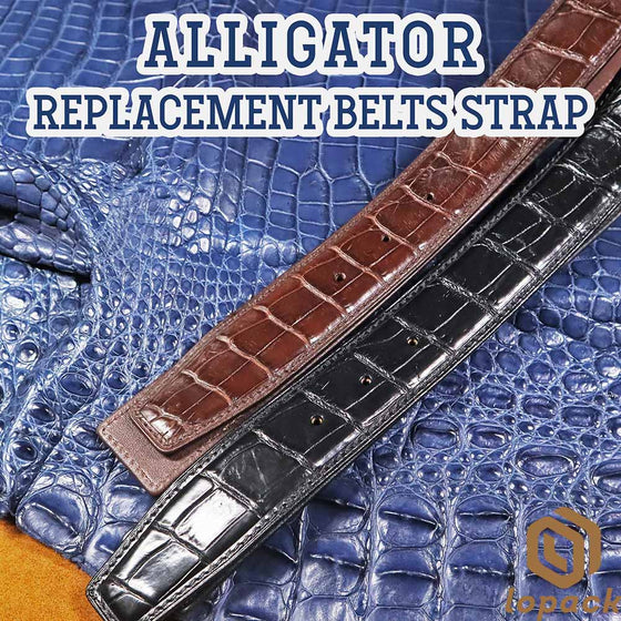 Alligator Belt Strap, Custom Leather Belts