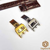 Brown Alligator IWC Watch Bands With Buckle, Custom IWC Watch Straps,iwc strap replacement, IWC Leather Strap