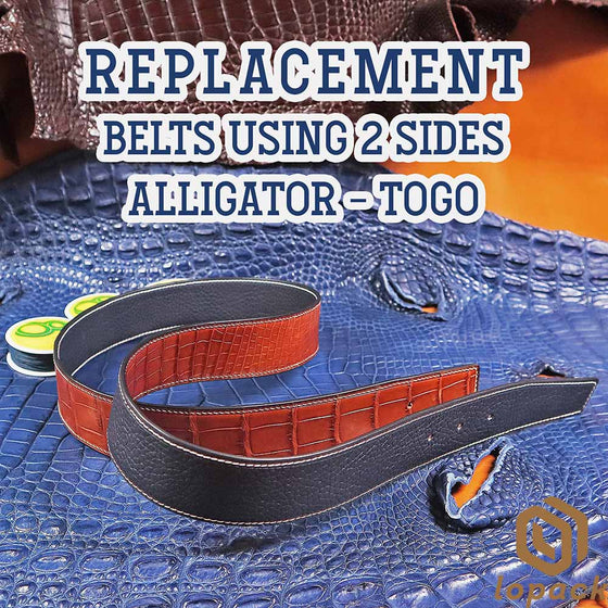 Alligator Reversible Belts For Men