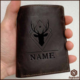 Deer Head Demo Embossing Images for Wallet