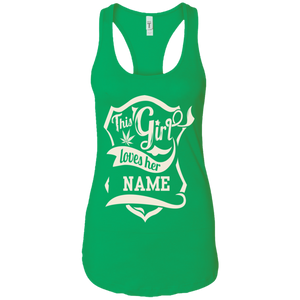 Custom name Ladies Tank This Girl