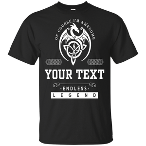 Custom Name Gildan T-Shirt Dragon