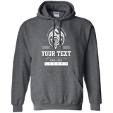 Custom Name Gildan Pullover Hoodie Dragon