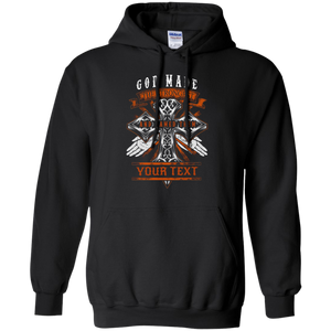 Custom Name Gildan Pullover Hoodie God