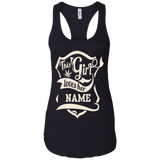 Custom name Ladies Tank This Girl