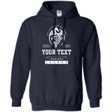 Custom Name Gildan Pullover Hoodie Dragon