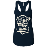 Custom name Ladies Tank This Girl