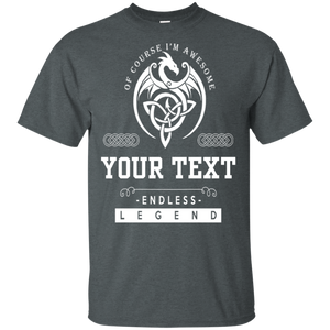 Custom Name Gildan T-Shirt Dragon