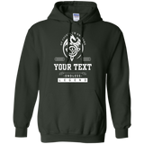 Custom Name Gildan Pullover Hoodie Dragon