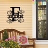 Fagan Family Monogram Metal Sign, Family Name Signs