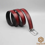 Handmade Leather Patina Belt