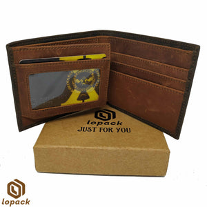 WHITE Leather Wallet Embossed with gift box