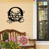 Oakes Family Monogram Metal Sign, Family Name Signs