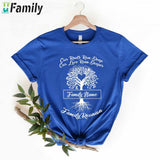 Our Roots Run Deep Our Love Runs Deeper Shirt, Family Reunion Custom Name Shirt With Family Tree - Thoughtful Personalized Gift For The Whole Family