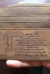 Personalized Wallet Leather with love 02