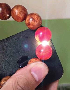 Dragon Blood Wood Bracelet 14mm x 17 beads